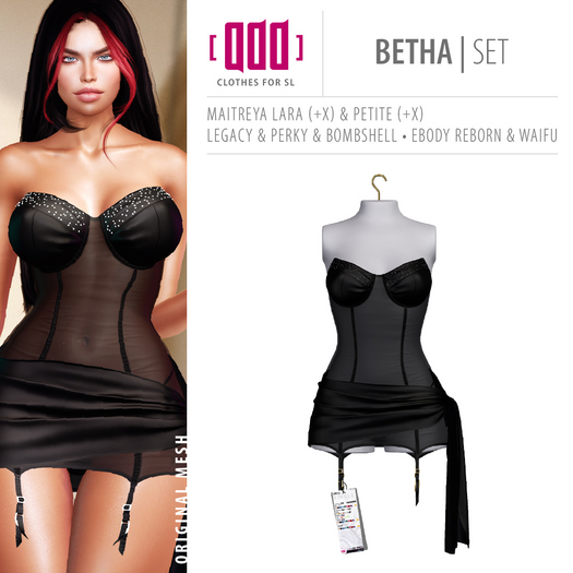 [ADD] Betha Set - Black