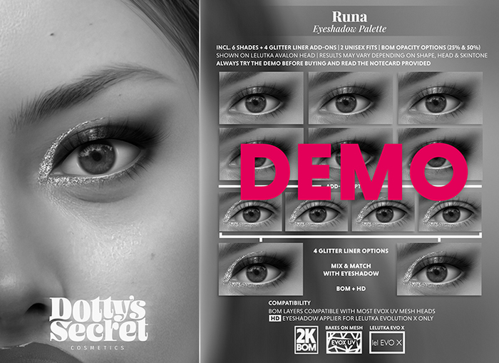 Dotty's Secret - Runa - Eyeshadow Palette [DEMO]