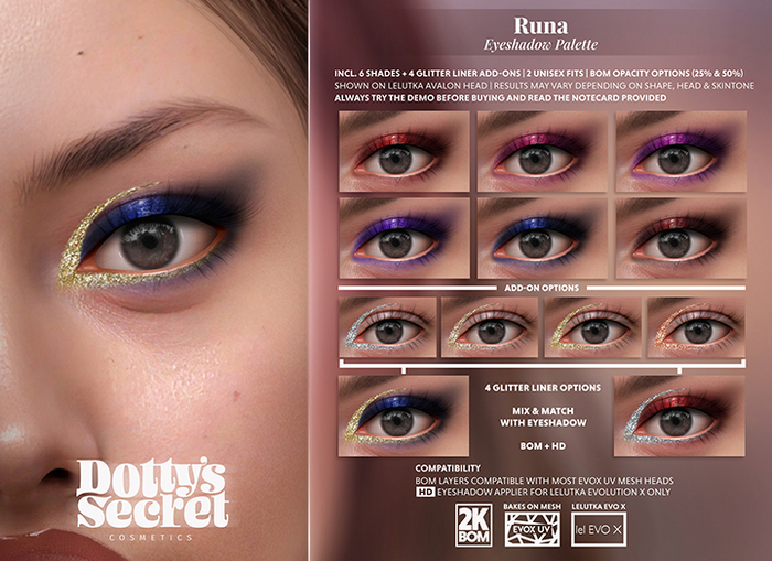 Dotty's Secret - Runa - Eyeshadow Palette [EVOX]
