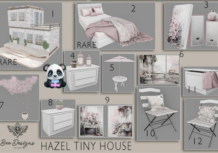 07 Bee Designs Hazel Tiny House - tree blossom