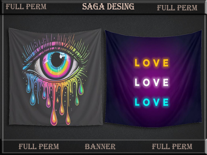 ''SaGa Design'' Full Perm ''Banner ''026
