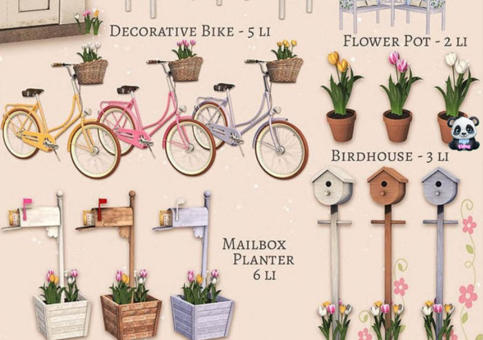 Flower Pot x white - Amelia's Garden - Magnetic 