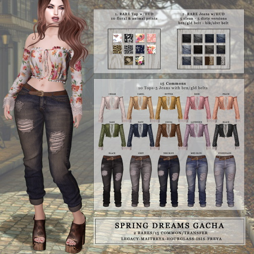 Petite Mort- Spring Dreams Jeans w/HUD v2 RARE