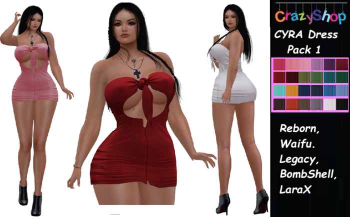 Crazy Cyra Dress Pack 1