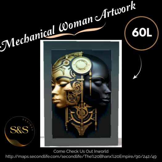 Mechanical Woman Artwork