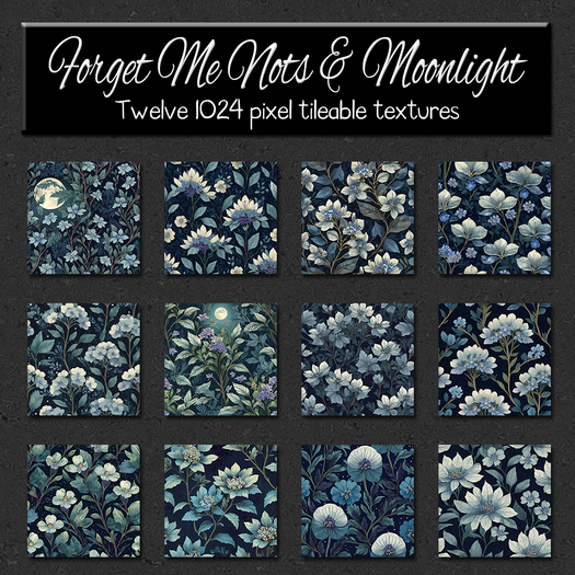 *Wallflowers* Forget Me Nots & Moonlight