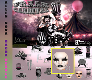 ❣️ 21. Freak Carnival Clown Tattoo - VULNUS - SALE !