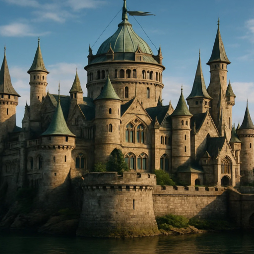 Fantasy Castle Painting 6