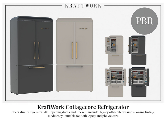 KraftWork Cottagecore Refrigerator (Add Me)