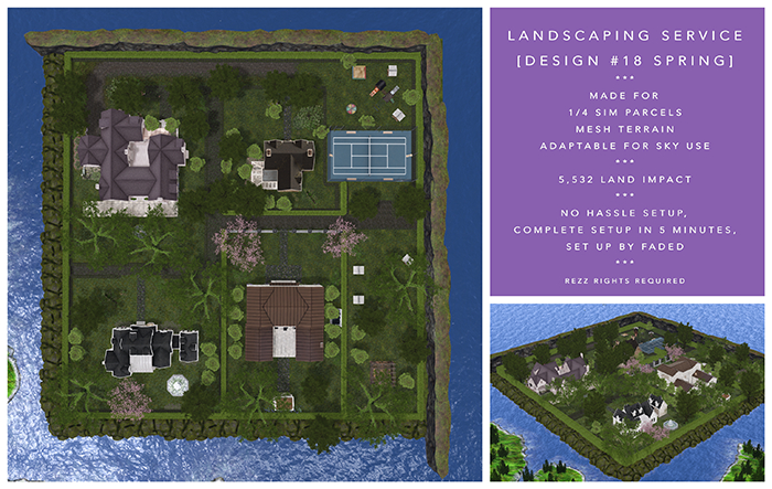 [F] Landscape 18 - SPECIAL EDITION - Ivy Parklands (1/4 Sim)