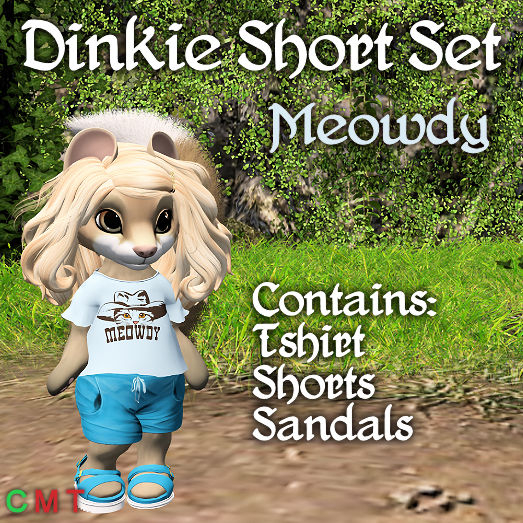 Dinkie Short Set Meowdy