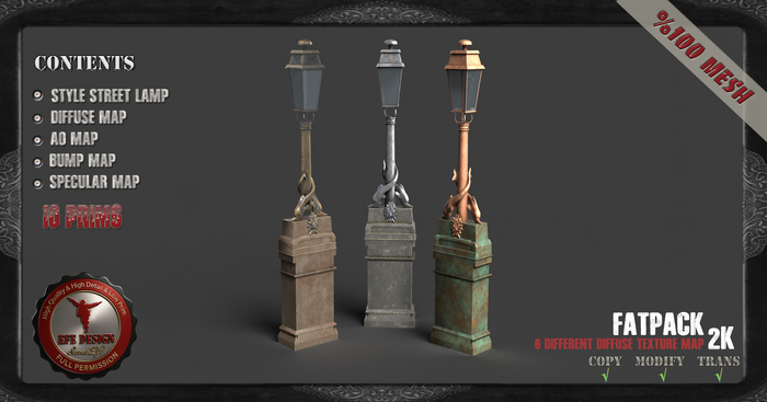 (Efe Design) Style Street Lamp Fatpack Fullperm