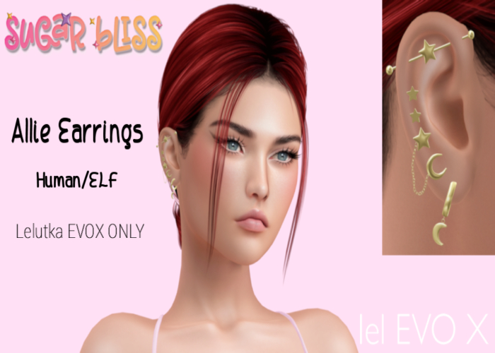 SugarBliss - Allie Earrings EVO X  {Add to Unpack}