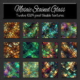 *Wallflowers* Mosaic Stained Glass