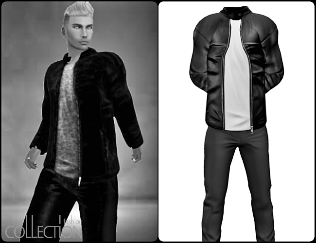 (47) Dustin Leather Jacket Outfit #DEMO