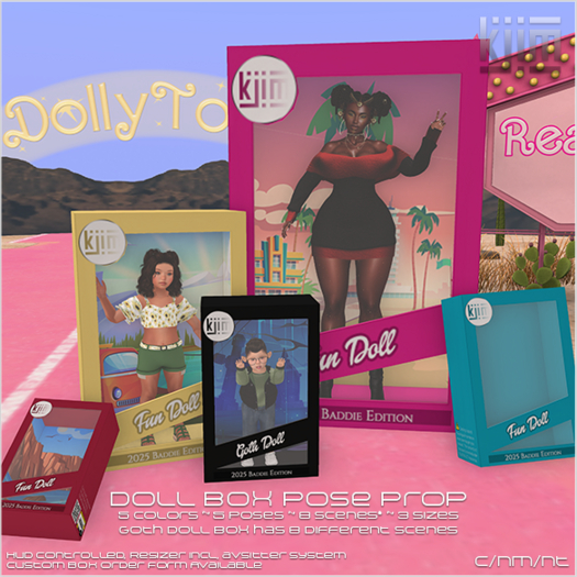 KJim: Doll Box Pose Prop - Fatpack