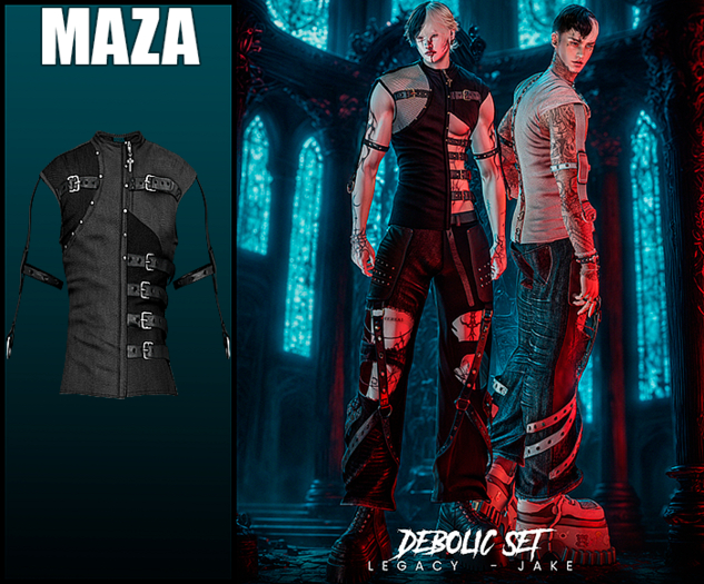 MAZA - Debolic Waistcoat - GREY