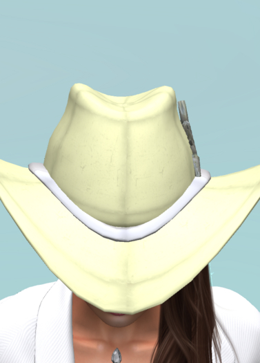 Distressed Canary Cowboy Hat
