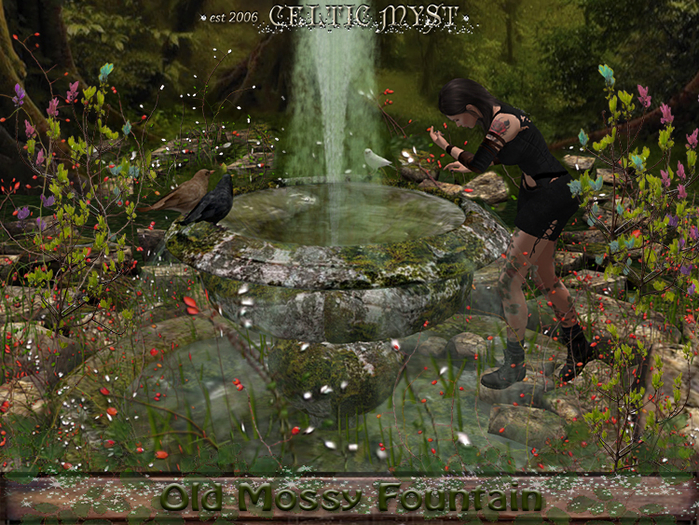 ❃Fantasy Forest Collection❃ Old Mossy Fountain