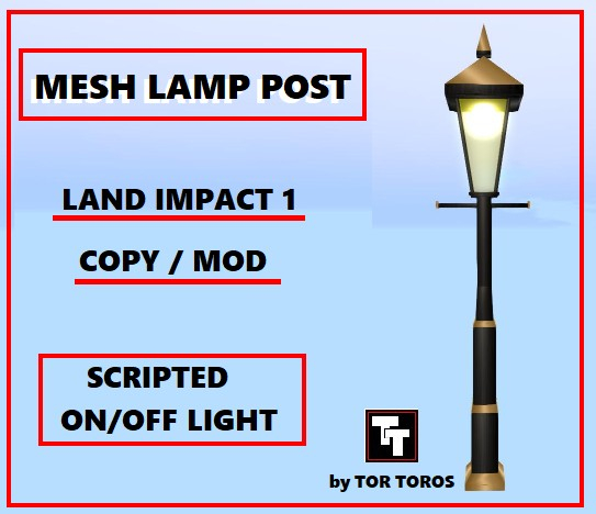 LAMP POST J26 WORKING 1Li