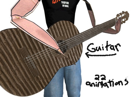 Cardboard Guitar
