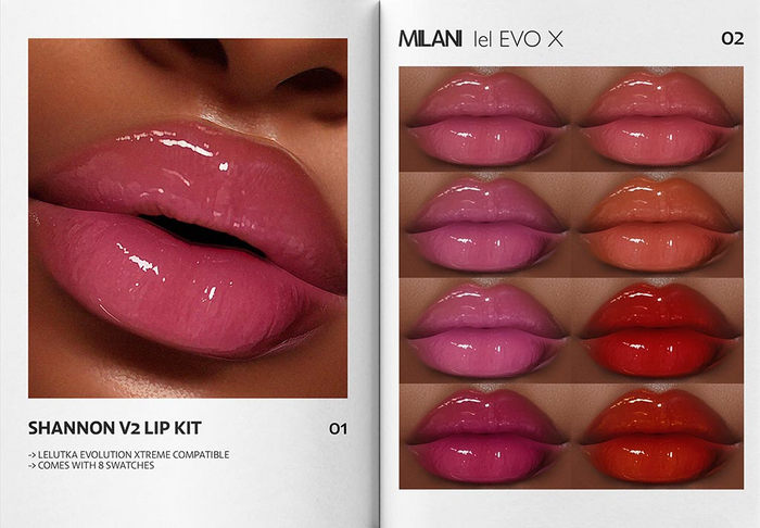 MILANI - "SHANNON V2" LIP KIT / FATPACK