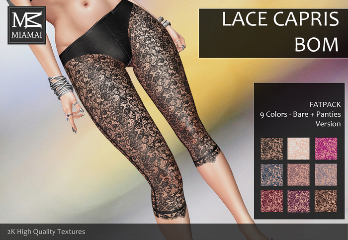 Miamai_Lace Capris BOM 2k