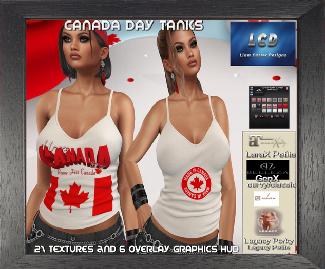 LCD Canada Day Tanks