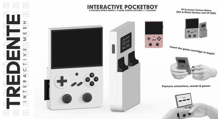 Tredente // Interactive PocketBoy [PINK] (Packed)