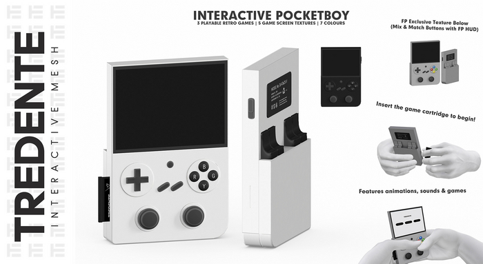 Tredente // Interactive PocketBoy [BLACK] (Packed)