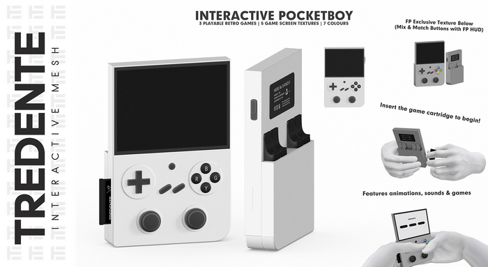 Tredente // Interactive PocketBoy [WHITE] (Packed)