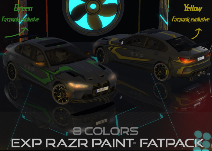 X3 Stratos Paint / Livery - Razr Fatpack