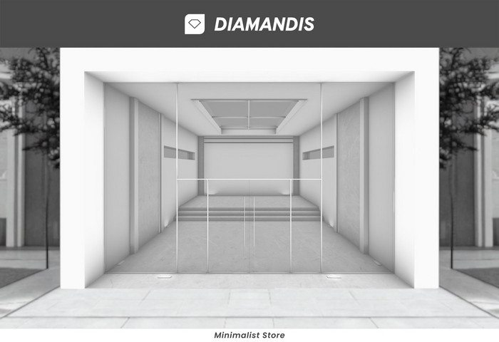 Diamandis | Minimalist Store (Modern Store Prefab)