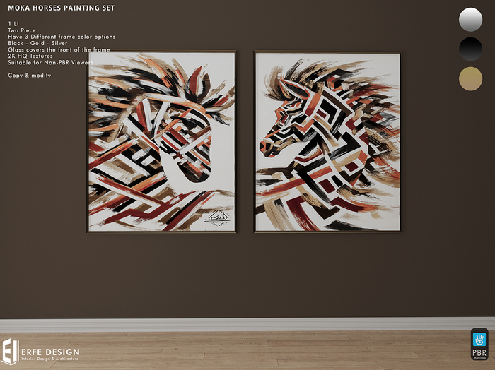 Moka Horses Painting Set PBR [Erfe Design]*