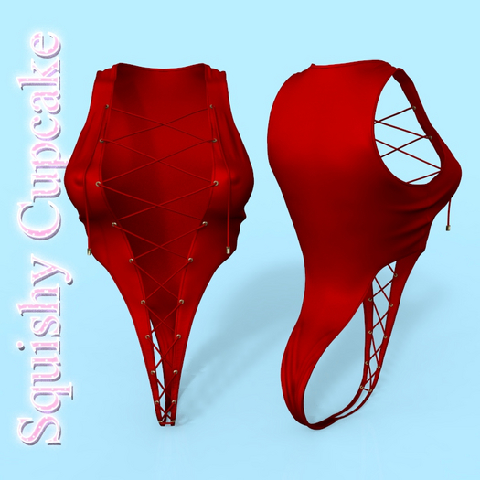 Red Wrappy Swimwear REBORN
