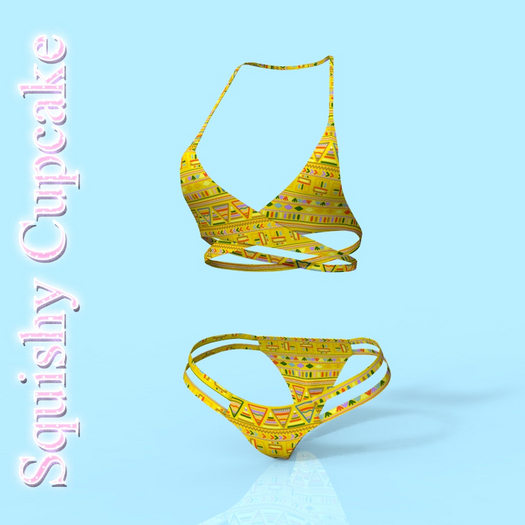 Yellow Ela Bikini Bombshell