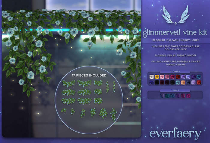 everfaery - Glimmerveil Vine Kit: Fantasy Pack