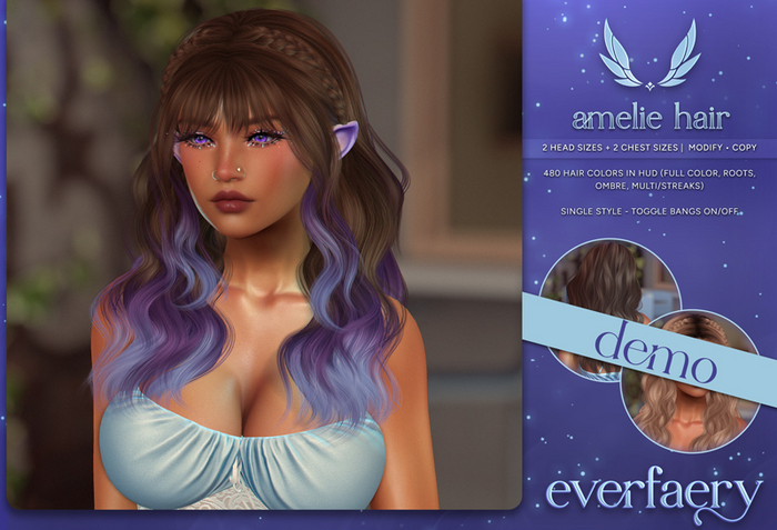 everfaery - Amelie Hair: DEMO