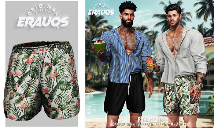 [ ERAUQS ] - Rohan Shorts - 02