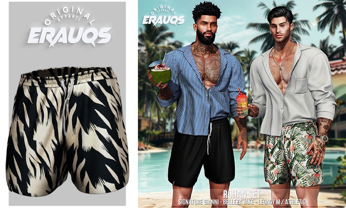 [ ERAUQS ] - Rohan Shorts - 04