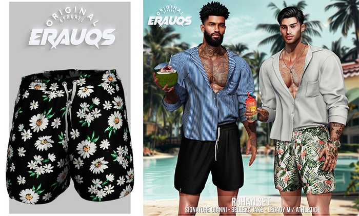 [ ERAUQS ] - Rohan Shorts - 06