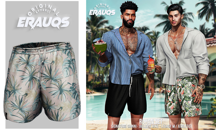 [ ERAUQS ] - Rohan Shorts - 07