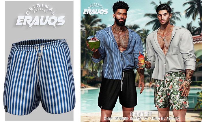 [ ERAUQS ] - Rohan Shorts - 08