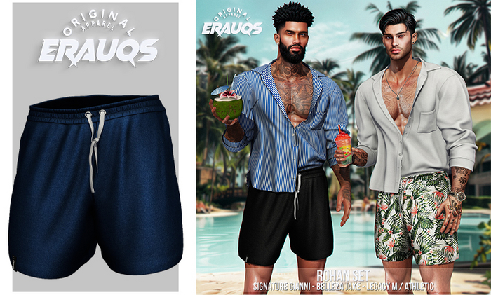 [ ERAUQS ] - Rohan Shorts - 09