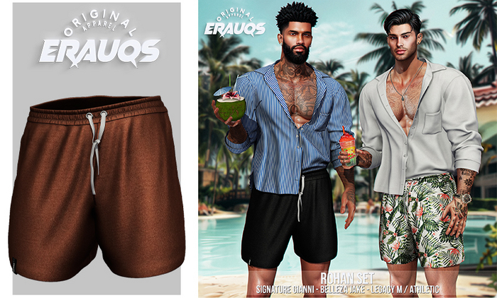 [ ERAUQS ] - Rohan Shorts - 11