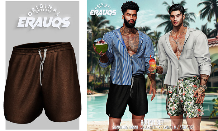 [ ERAUQS ] - Rohan Shorts - 16
