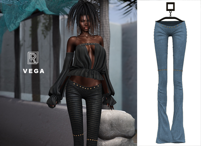 RAPTURE-Pants Vega-Light Blue