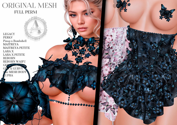 8011  **ABSEN** F-2207 SKIRT  FULL PERM