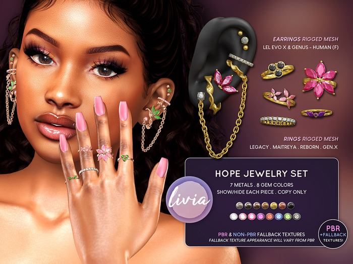 LIVIA Hope Jewelry Set