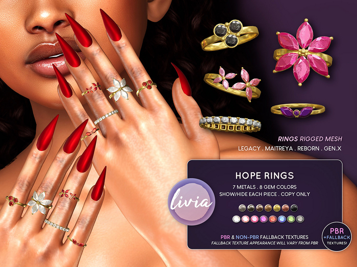 LIVIA Hope Rings